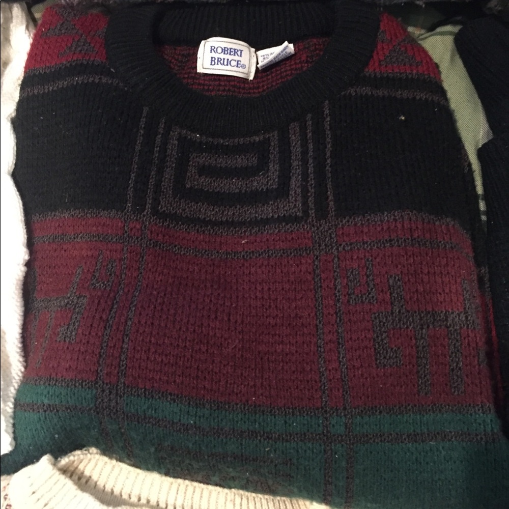 Robert Bruce - Vintage Sweater - Men’s, Large